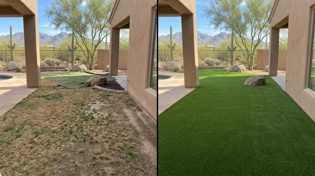 Artificial Grass and Scottsdale Water's Grass Removal Rebate: How to Check Before You Start