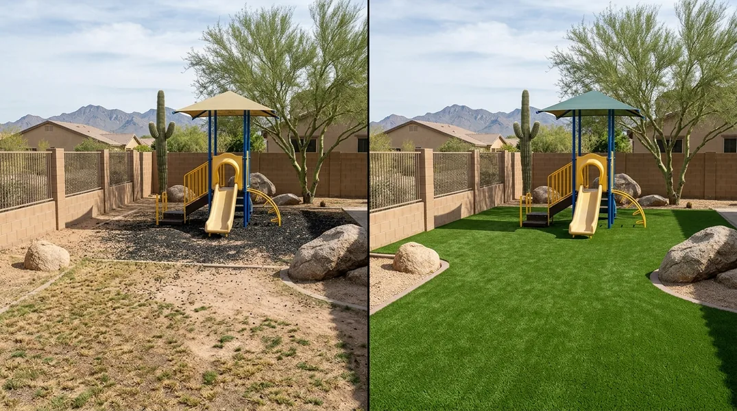 Artificial Grass on Caliche: Base Prep and Monsoon Drainage for Scottsdale Yards