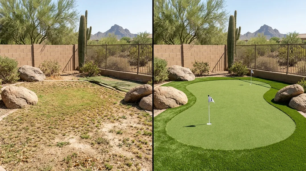 Backyard Putting Greens in Scottsdale: Tour-Level Roll and What They Really Cost