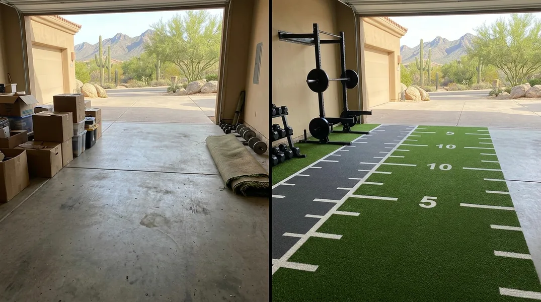 Result artificial grass installation in Scottsdale - Scottsdale Turf Installation