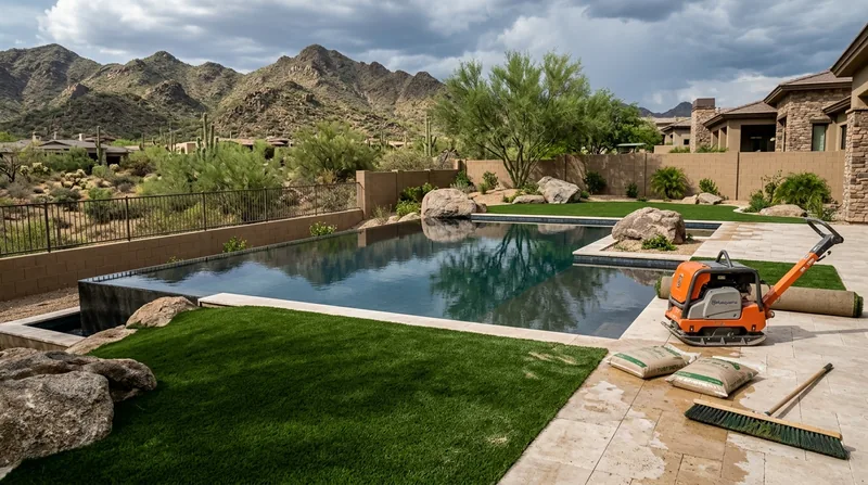 Pool Surround Turf Scottsdale